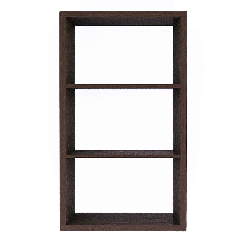 Полка-модуль для книг Primo длина 72 Темный дуб Древесина Черный в Самаре | Loft Concept 