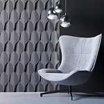 Гипсовая 3D Панель DRAGON SCALE - D варинант исполнения - 2 | Loft Concept в Самаре