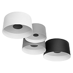 Потолочный светильник с 4-мя цилиндрическими абажурами белого серого и черного цвета Urban Dome варинант исполнения - 3 | Loft Concept в Самаре