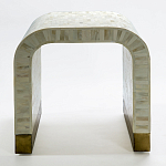 Приставной столик BONE INLAY SIDE TABLE-Cream варинант исполнения - 1 | Loft Concept в Самаре