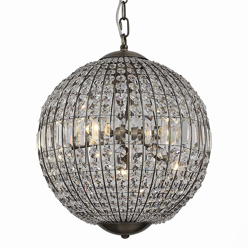 Люстра RH 19th c. Casbah Crystal Brass Латунь Прозрачное Стекло Люстра RH 19th c. Casbah Crystal Brass Латунь Прозрачное Стекло в Самаре | Loft Concept