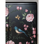 Комод деревянный Tits on flowers варинант исполнения - 7 | Loft Concept в Самаре