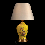 Настольная лампа желтая с изображением птиц Slip Away варинант исполнения - 2 | Loft Concept в Самаре