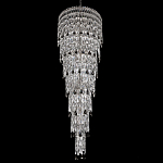 Люстра многоярусная каскадная с хрустальными подвесками Roul Crystal Light варинант исполнения - 2 | Loft Concept в Самаре