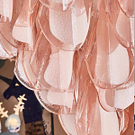 Люстра из стекляных розовых лепестков Petalled Illuminator варинант исполнения - 2 | Loft Concept в Самаре