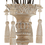 Люстра с состаренными резными элементами Big Graceful Profile варинант исполнения - 3 | Loft Concept в Самаре