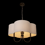 Люстра с белым текстильным абажуром Vitorino  варинант исполнения - 5 | Loft Concept в Самаре