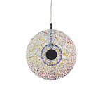 Подвесной светильник из фактурного двойного стекла Heterochromia варинант исполнения - 2 | Loft Concept в Самаре