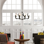 Люстра с плафонами в виде черно-белых дисков Ideal Shade Combination варинант исполнения - 2 | Loft Concept в Самаре