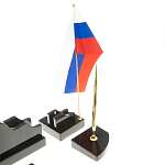 Настольный письменный набор из чёрного обсидиана с декором в виде льва Golden Lion варинант исполнения - 4 | Loft Concept в Самаре