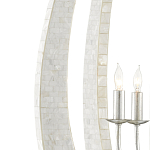 Люстра каплевидной формы покрытая перламутровой мозаикой Soft Pearl Shape варинант исполнения - 1 | Loft Concept в Самаре