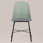 Стул из прочного пластика на металлическом основании Anora Green  варинант исполнения - 2 | Loft Concept в Самаре