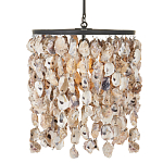 Люстра овальная с подвесками из устричных раковин Sea Ravens варинант исполнения - 2 | Loft Concept в Самаре