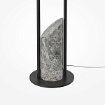 Напольный торшер светодионый черный Lumen Duo варинант исполнения - 4 | Loft Concept в Самаре