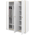 Шкаф белый трёхдверный для одежды Antique Order варинант исполнения - 2 | Loft Concept в Самаре