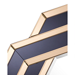 Зеркало восьмиугольное в черно-золотистой раме Pairing варинант исполнения - 2 | Loft Concept в Самаре