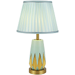 Настольная лампа с абажуром Femia Turquoise Gold Table Lamp варинант исполнения - 1 | Loft Concept в Самаре