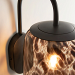 Бра с плафоном из янтарного стекла Amber Olmos Wall Lamp варинант исполнения - 4 | Loft Concept в Самаре