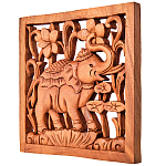 Панно из дерева слов и цветы Panel With Animals варинант исполнения - 2 | Loft Concept в Самаре