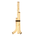 Торшер геометрический с тремя мраморными плафонами Marble Tripod варинант исполнения - 2 | Loft Concept в Самаре