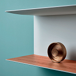 Дизайнерская подвесная полка Gio Ponti D.355.1 - D.355.2 Hanging Bookcase варинант исполнения - 2 | Loft Concept в Самаре