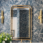 Зеркало в золотой раме Arched Mirror варинант исполнения - 2 | Loft Concept в Самаре