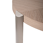 Столик журнальный с низкой круглой столешницей Wood Grain варинант исполнения - 4 | Loft Concept в Самаре