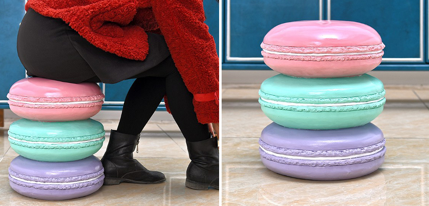 Приставной табурет Макарон Three Macaroon Stool Приставной табурет Макарон Three Macaroon Stool - Loft-Concept в Самаре