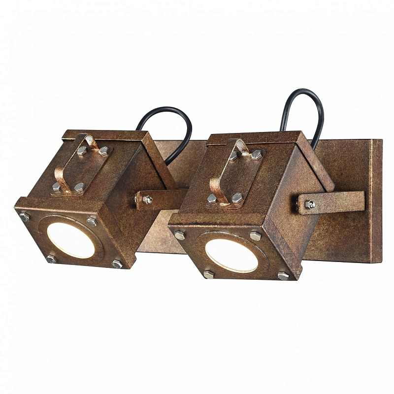 Спот Box Spot 2 Искусственная бурая ржавчина в Самаре | Loft Concept 