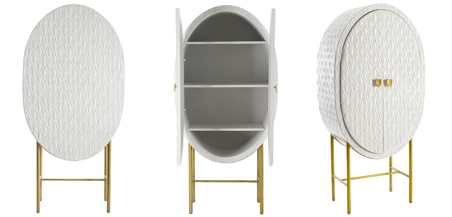 Шкаф White Feathers Cabinet Шкаф White Feathers Cabinet - Loft-Concept в Самаре