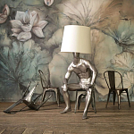Лампа MALE MANNEQUIN LAMP с абажуром варинант исполнения - 2 | Loft Concept в Самаре