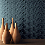 Гипсовая 3D Панель M-27 варинант исполнения - 1 | Loft Concept в Самаре