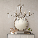 Люстра с прозрачными каплевидными подвесками Elegant Thin Chandelier варинант исполнения - 2 | Loft Concept в Самаре