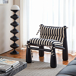 Кресло черно-белое со съемными подушками Celebrity варинант исполнения - 7 | Loft Concept в Самаре