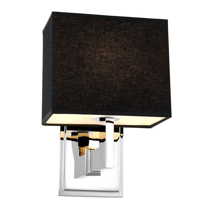 Бра Eichholtz Wall Lamp Balthazar Никель Черный Бра Eichholtz Wall Lamp Balthazar Никель Черный в Самаре | Loft Concept