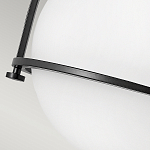 Потолочный светильник с плафоном в форме белого матового шара Hinkley варинант исполнения - 3 | Loft Concept в Самаре