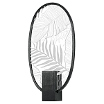 Бра с гравировкой на акриловом плафоне Gravyura Black варинант исполнения - 1 | Loft Concept в Самаре