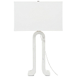 Настольная лампа на арочном корпусе с прямоугольным абажуром One Piece Support варинант исполнения - 4 | Loft Concept в Самаре