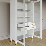 Дизайнерский шкаф витрина Elsa Dreams White с 4-мя ящиками варинант исполнения - 7 | Loft Concept в Самаре