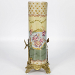 Фарфоровая ваза с бронзовыми элементами Eden Garden варинант исполнения - 3 | Loft Concept в Самаре