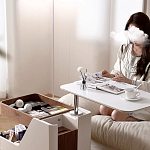 Журнальный столик передвижной с подъемной столешницей Table Trolley варинант исполнения - 3 | Loft Concept в Самаре