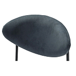 Стул металлический с мягкой спинкой и сиденьем из велюра Alfie Chair варинант исполнения - 6 | Loft Concept в Самаре