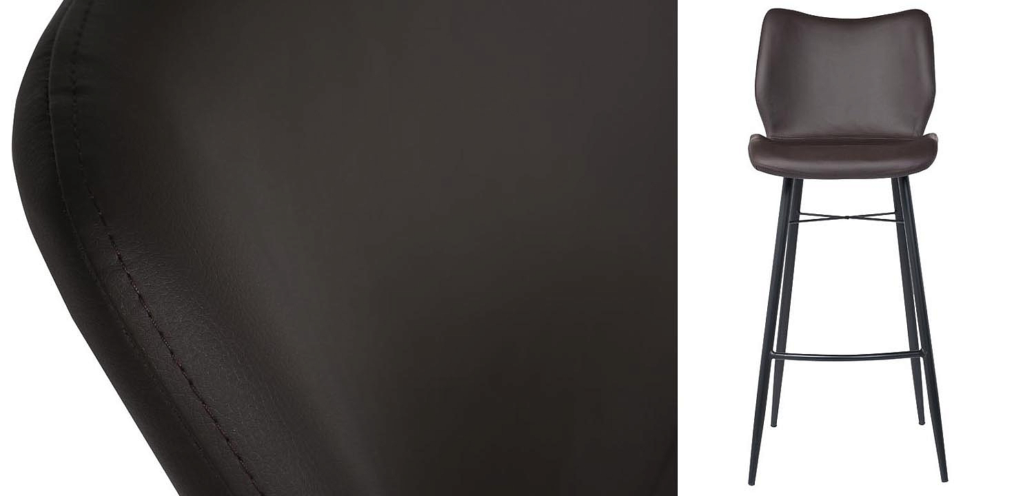 Барный стул Herald Eco Leather Bar Stool Барный стул Herald Eco Leather Bar Stool - Loft-Concept в Самаре