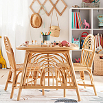 Настенная деревянная раздвижная вешалка Larson Wood Hanger варинант исполнения - 8 | Loft Concept в Самаре