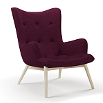 Мебельная ткань Шенилл фиолетовый цвет 138 см T4-27 варинант исполнения - 5 | Loft Concept в Самаре