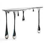 Дизайнерская Консоль Melting Silver Console Zhipeng Tan варинант исполнения - 2 | Loft Concept в Самаре