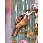 Ваза с птицами и цветами из фарфора с бронзовыми элементами Garden of Eden варинант исполнения - 6 | Loft Concept в Самаре