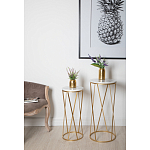 Столик дизайнерский Beige marble варинант исполнения - 2 | Loft Concept в Самаре