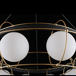 Люстра подвесная круглая с белыми плафонами Martin варинант исполнения - 5 | Loft Concept в Самаре