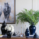 Ваза с крышкой однотонная Высота 48 см Chinoiserie Ceramics варинант исполнения - 4 | Loft Concept в Самаре